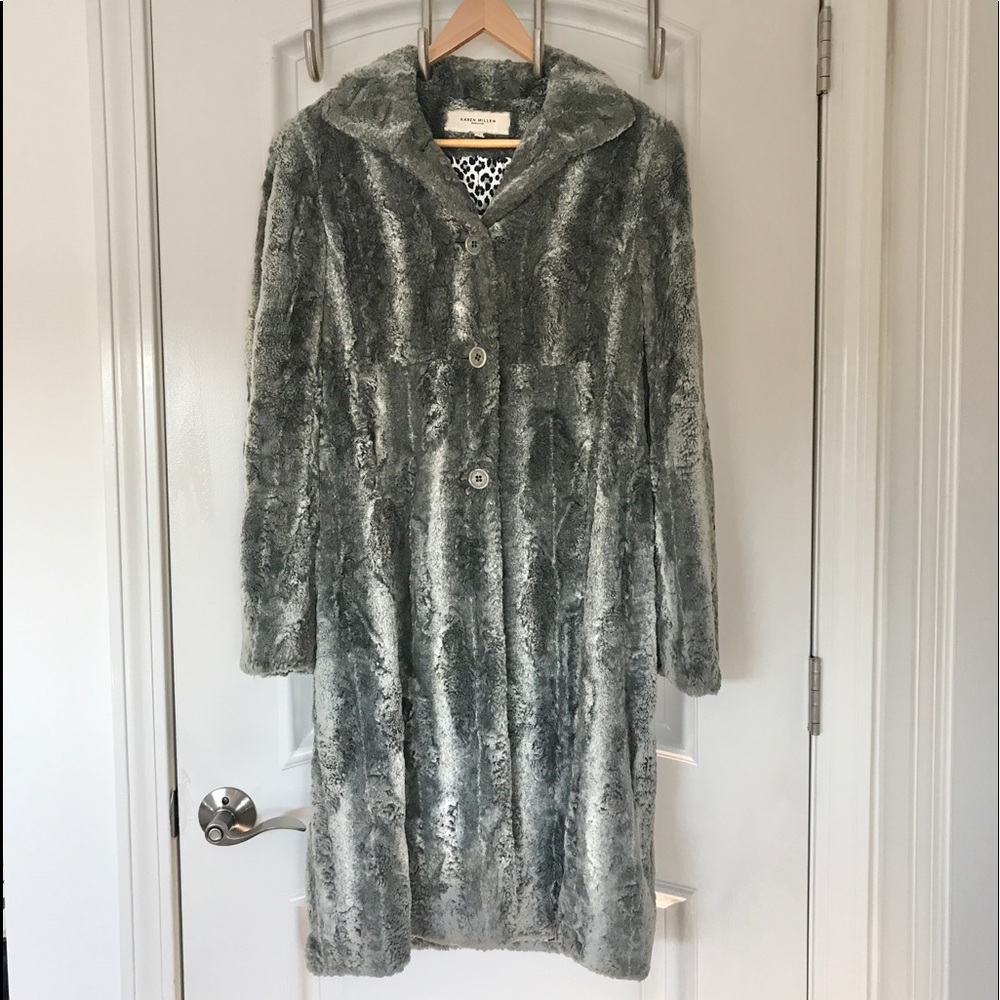 Vintage Karen Millen faux fur coat PRICE DROP!!!!